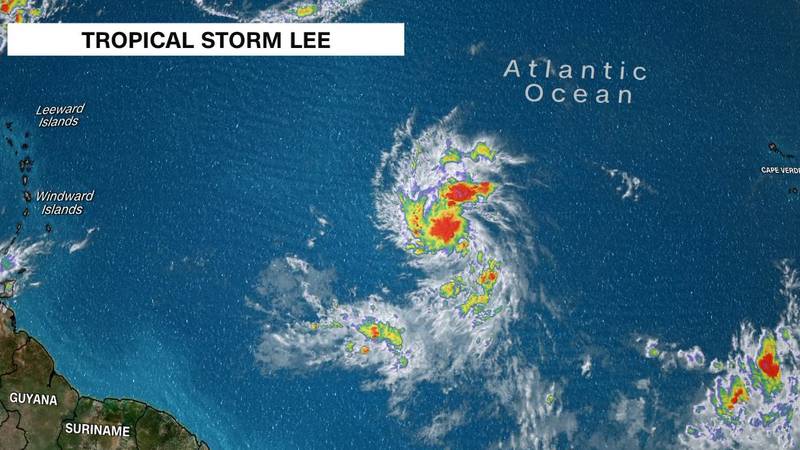 Forecasters say Tropical Storm Lee has formed in the Atlantic Ocean and is expected to become a...