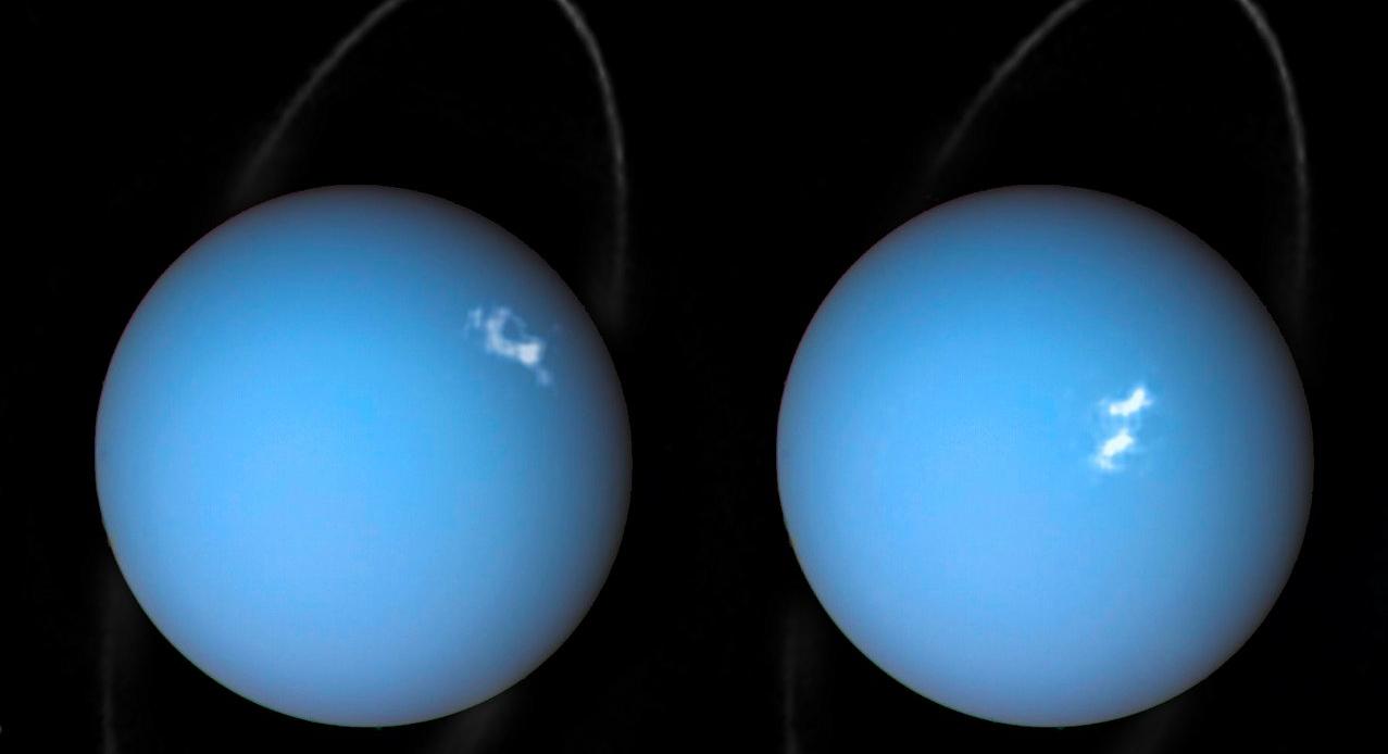 Aurora on Uranus taken by Hubble telescope