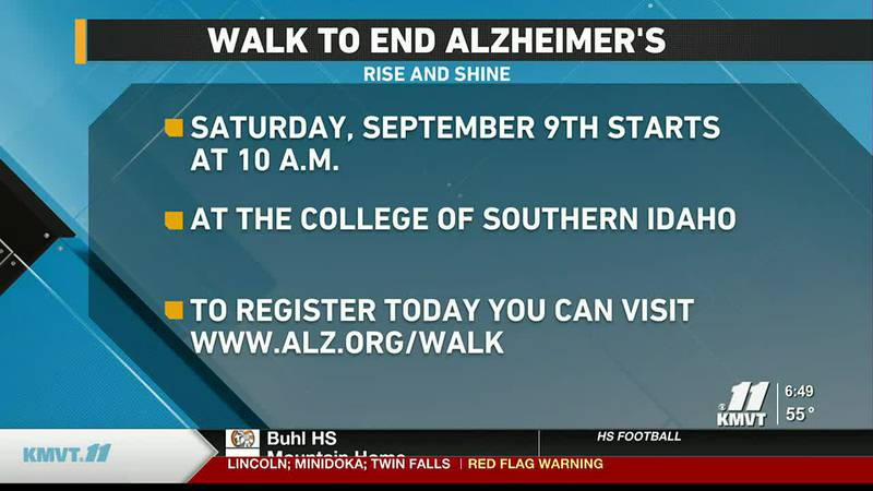 Walk to End Alzheimer's Magic Valley