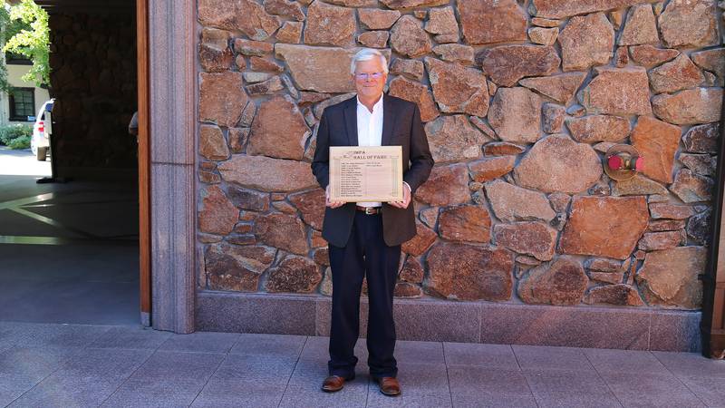Alan Reed of Reed's Dairy was inducted into the Idaho Milk Processors Hall of Fame at a Sun...